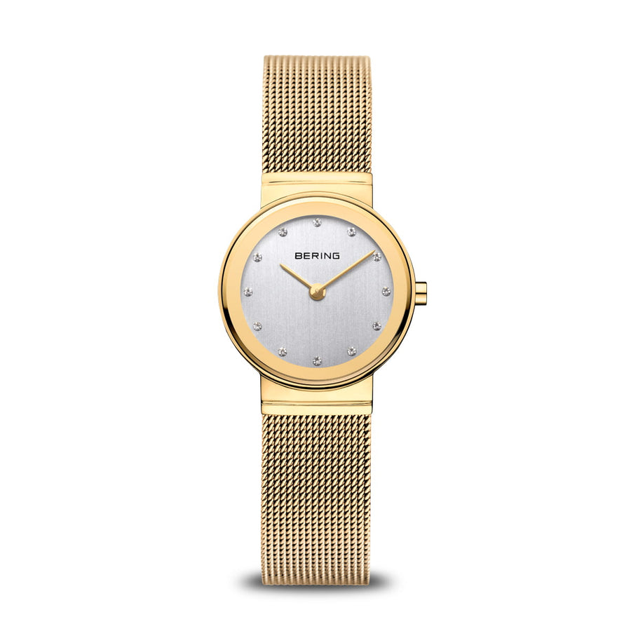 Bering Ladies Classic Gold Plated Mesh Watch