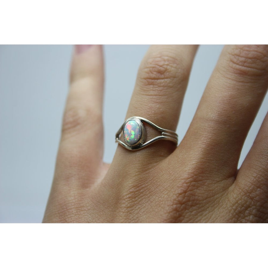 Bensons Originals Sterling Silver Opal Ring