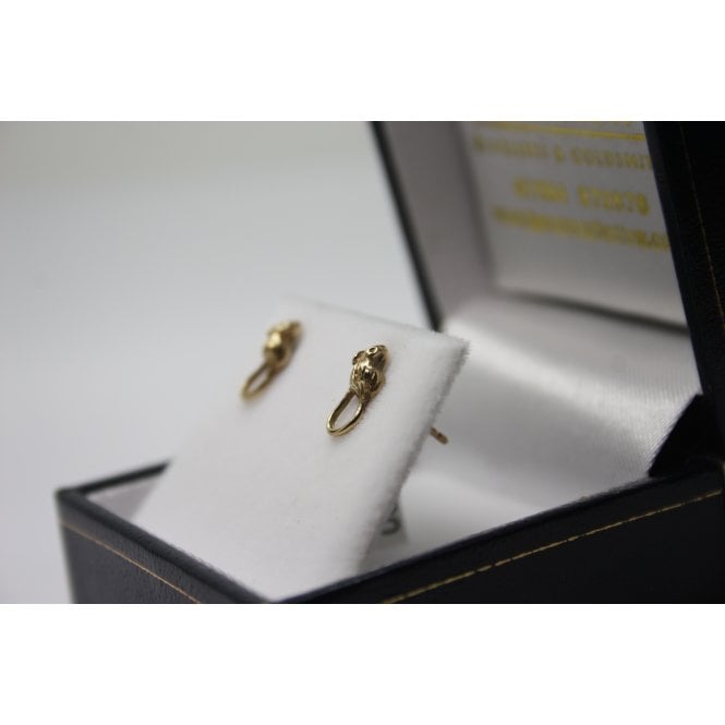 Bensons Originals 9ct Yellow Gold Mice Stud Earrings