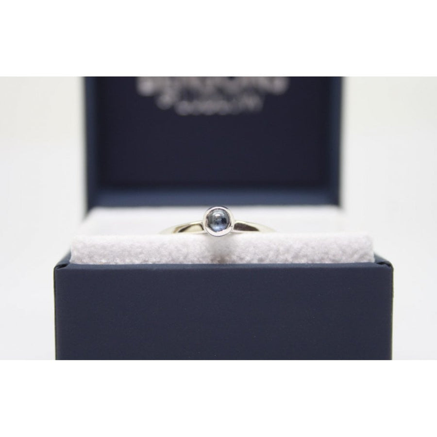 9ct White Fairtrade Gold Queensland Sapphire Ring