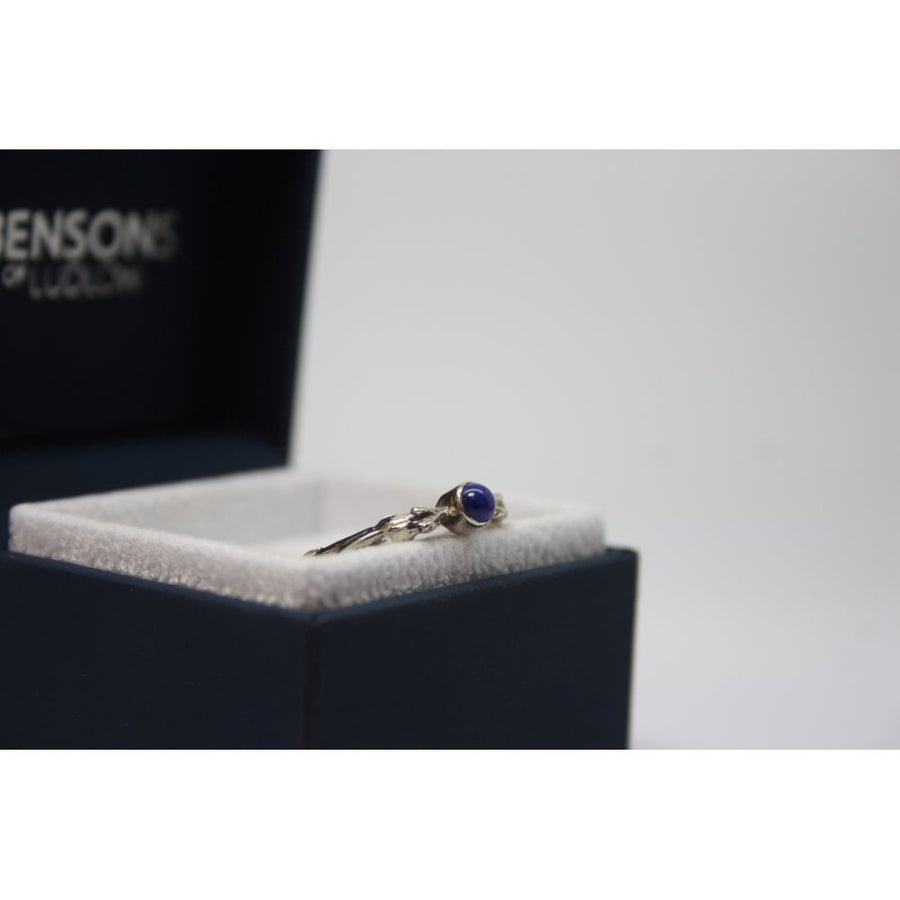 Bensons Originals Sterling Silver Lapis Signature Mouse Ring