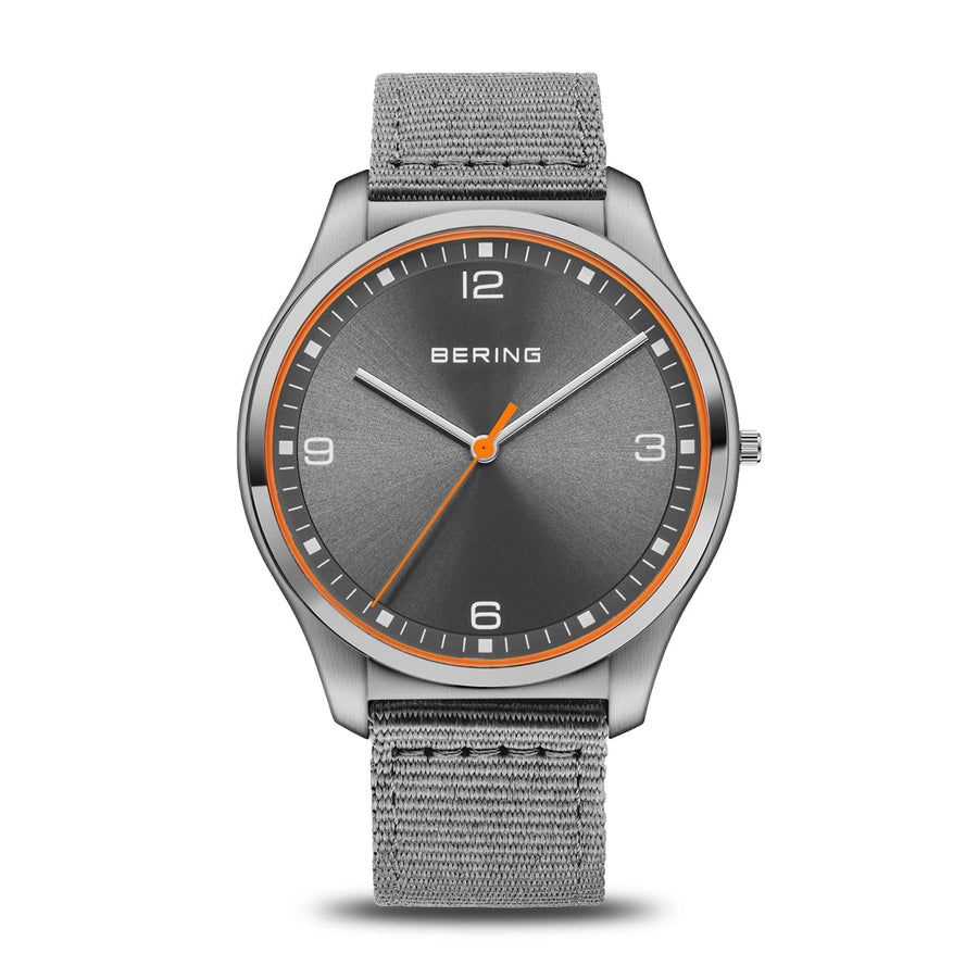 Bering Steel Gents Grey Ultra Slim Watch
