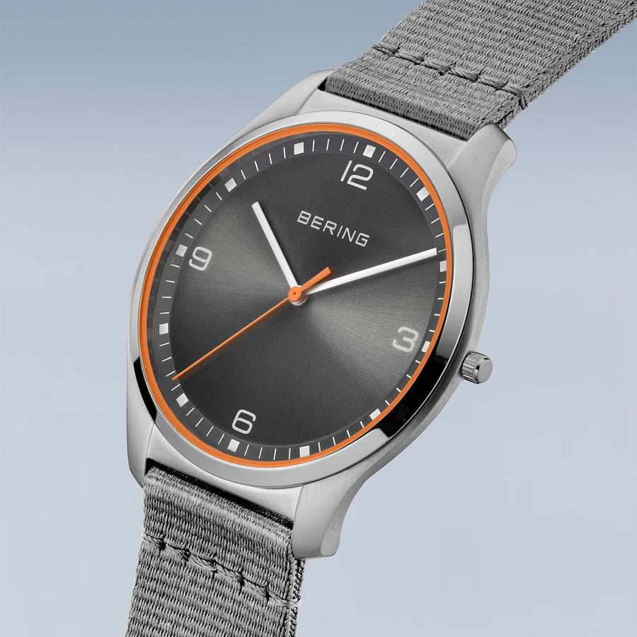 Bering Steel Gents Grey Ultra Slim Watch