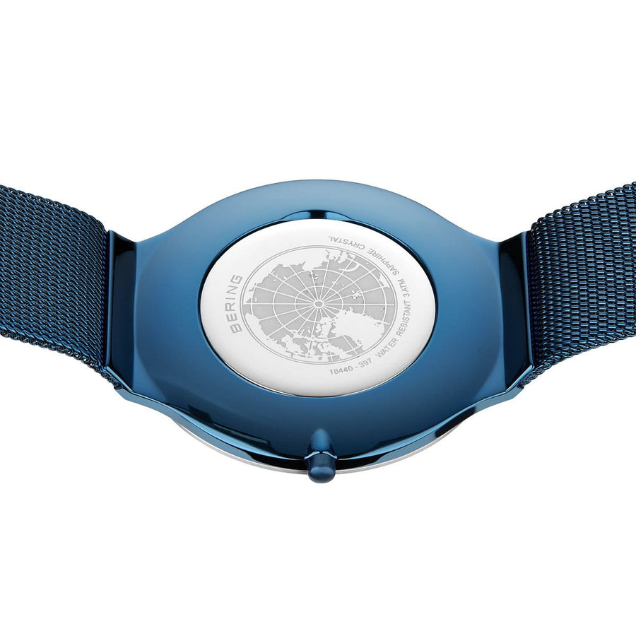 Bering Gents Steel Blue Ultra Slim Watch