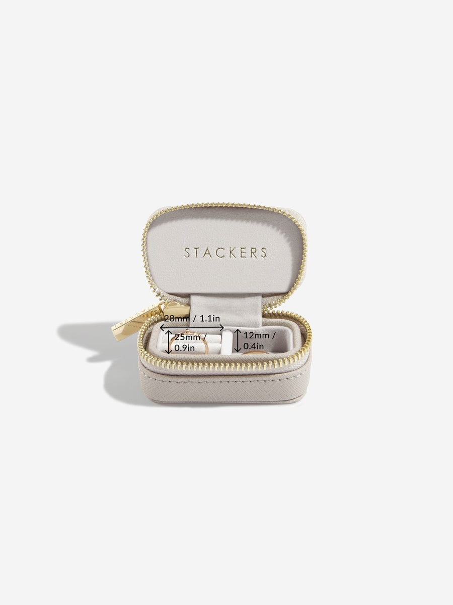 Stackers Mini Taupe Travel Jewellery Box