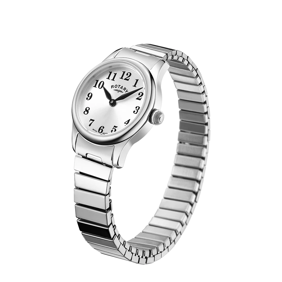 Rotary Ladies Stainless Steel Expanding Bracelet Watch