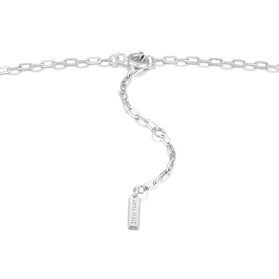 Ania Haie Sterling Silver CZ Drop Link Necklace