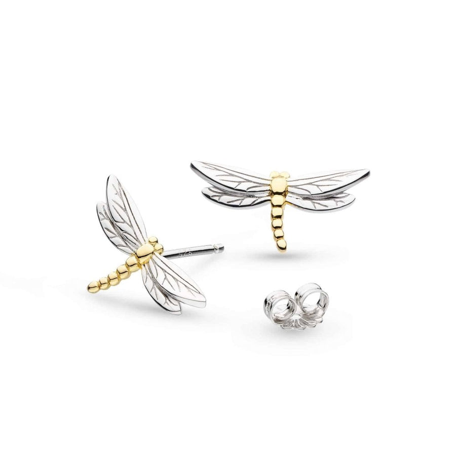 Kit Heath Sterling Silver TT Dragonfly Stud Earrings