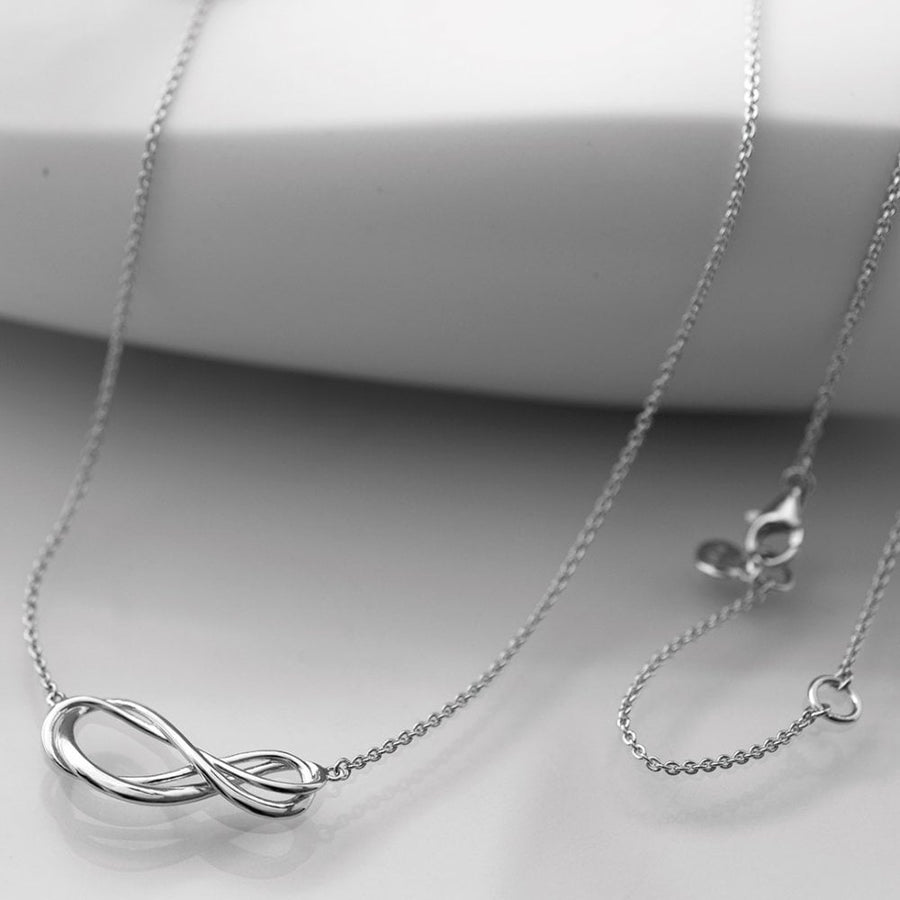 Kit Heath Sterling Silver Double Strand Infinity Necklace