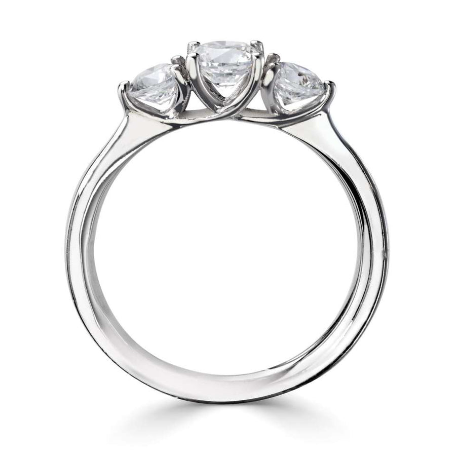 Platinum 3 Stone 0.45ct Diamond Engagement Ring