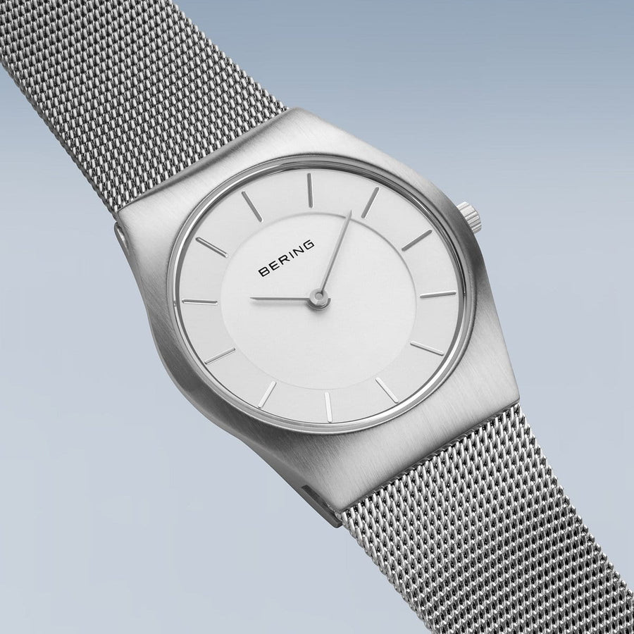 Bering Classic Stainless Steel Mesh Watch