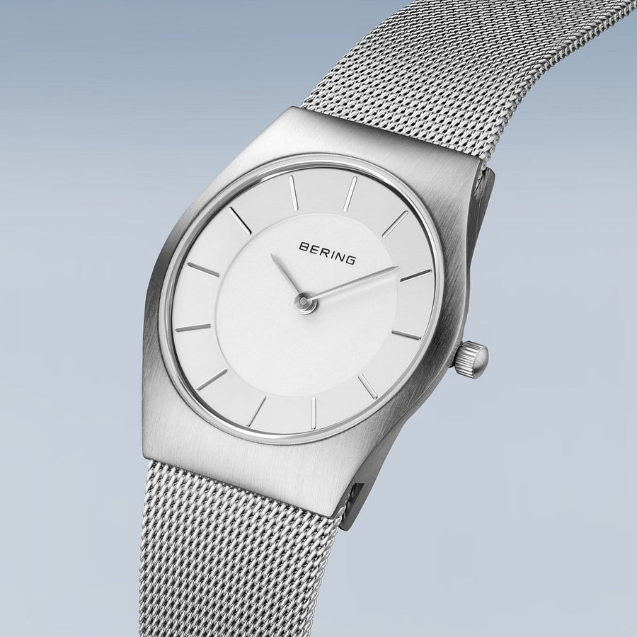 Bering Classic Stainless Steel Mesh Watch