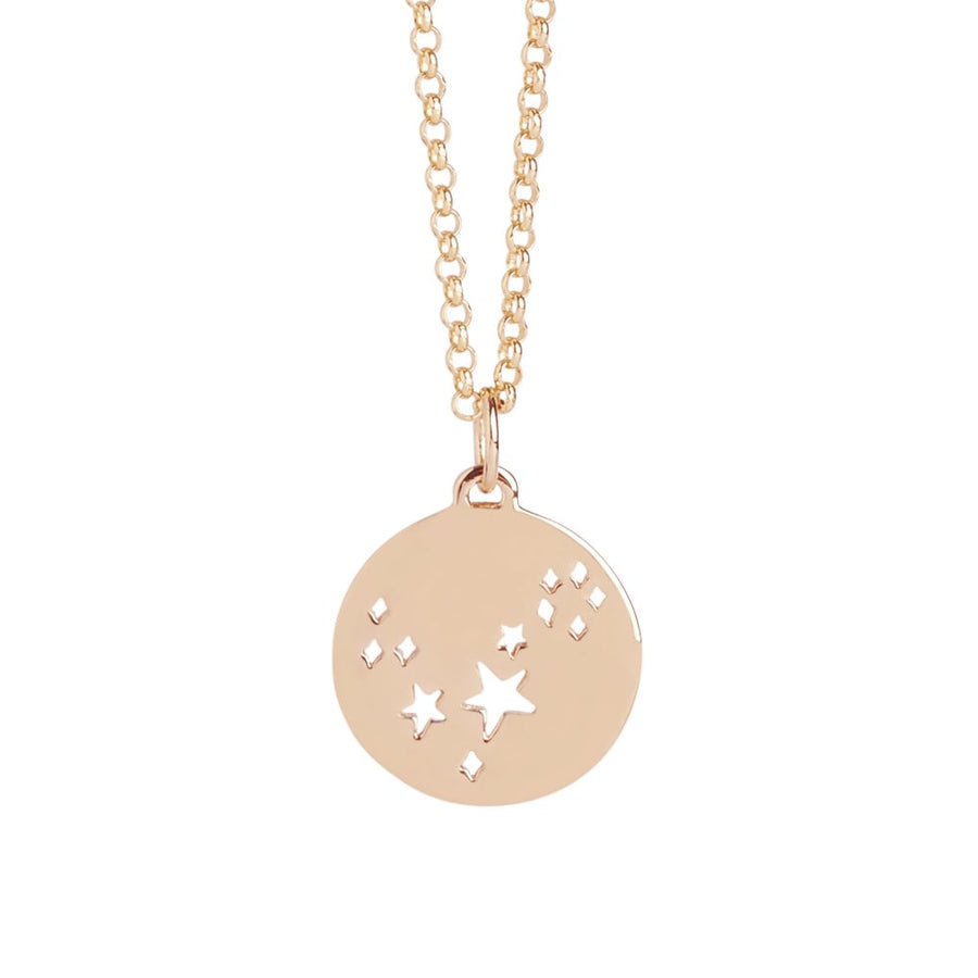 MURU Rose Gold Plated Silver 'Pisces' Constellation Pendant