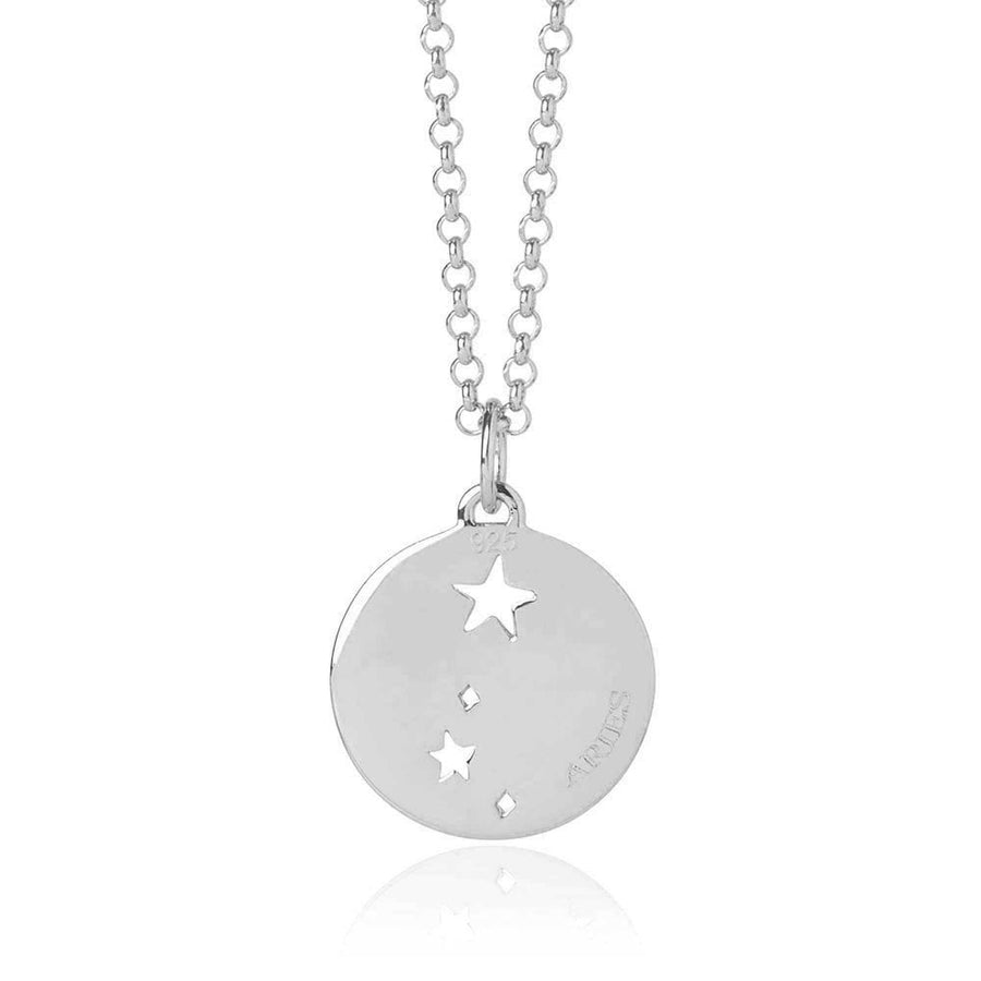 MURU Sterling Silver 'Aries' Constellation Pendant