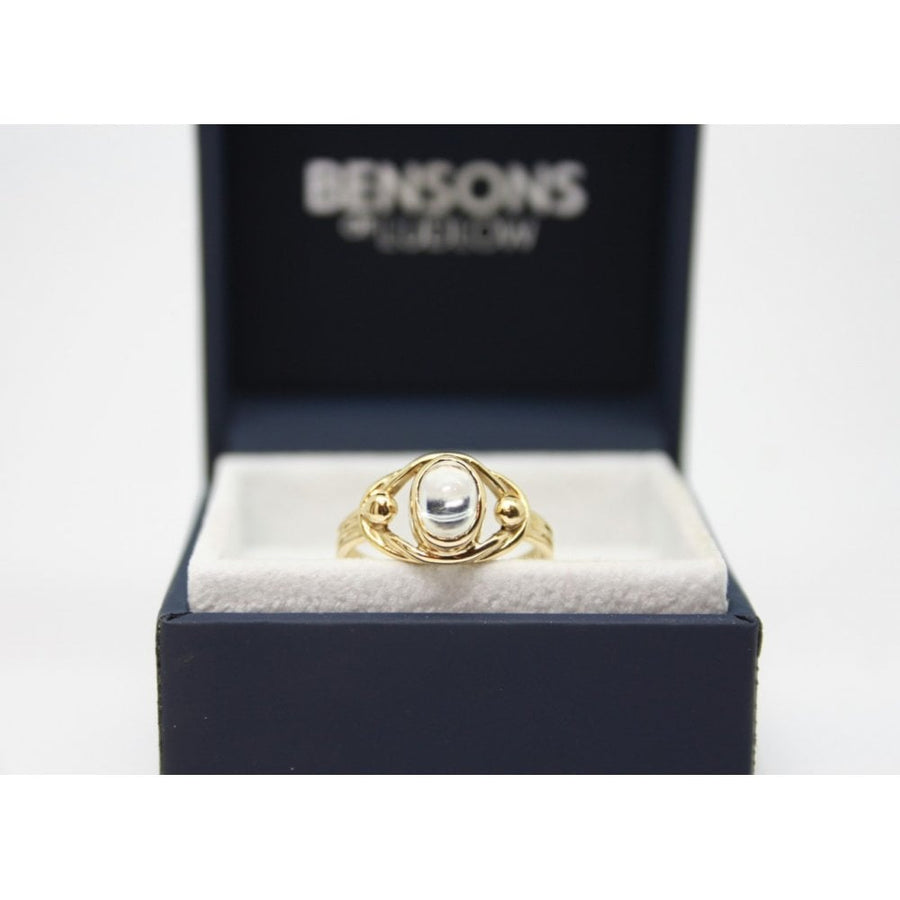 Bensons Originals 9ct Yellow Gold Moonstone Ring