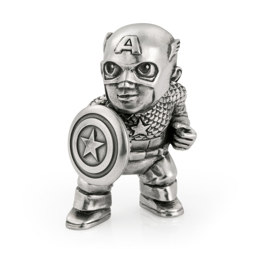 Royal Selangor Pewter Marvel 'Captain America' Mini Figurine