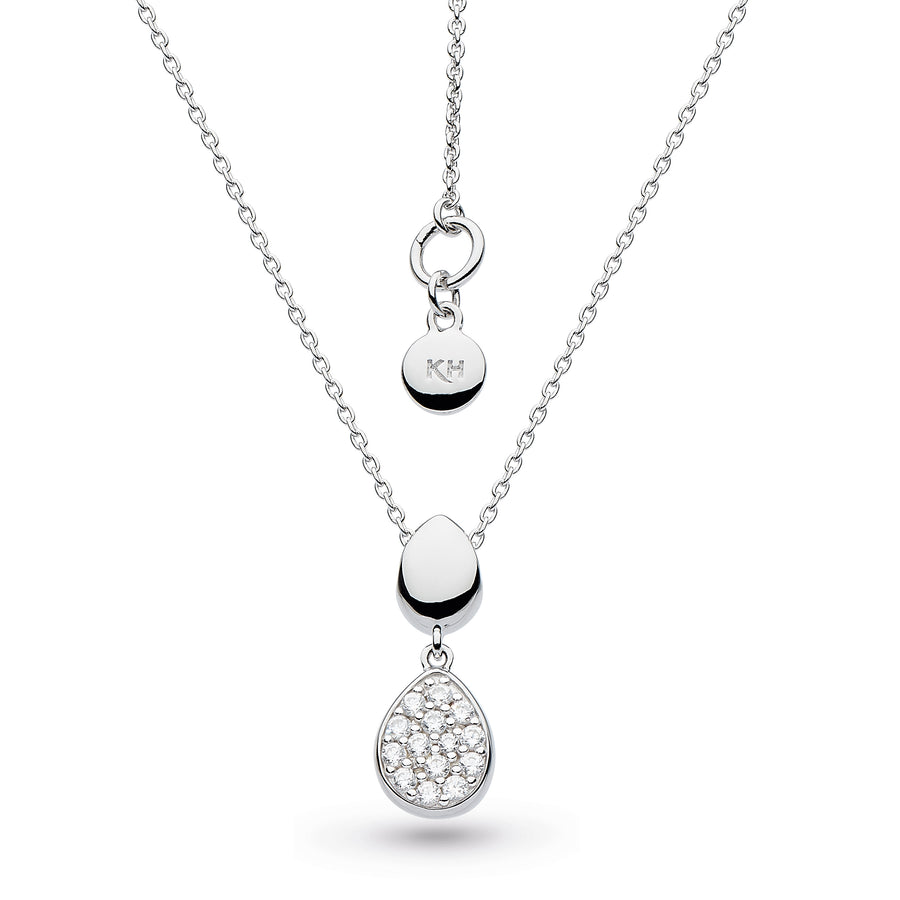 Kit Heath Sterling Silver 'Pebble Glisten' Necklace