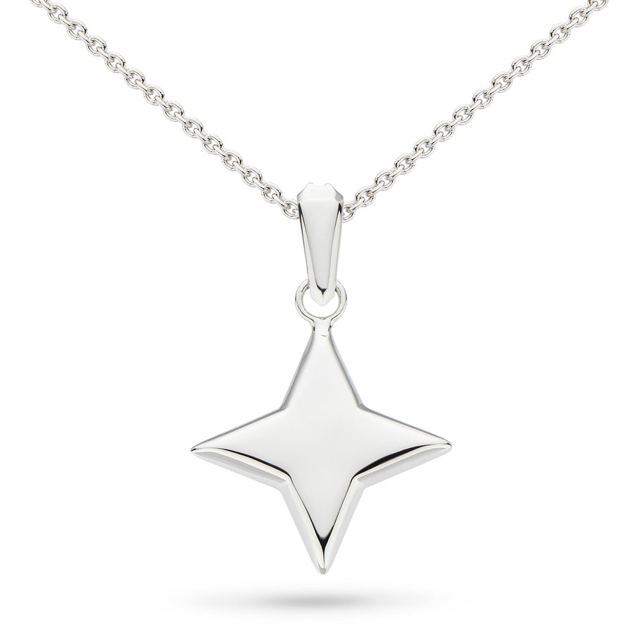 Kit Heath Sterling Silver Onyx 'Astoria' Star Necklace