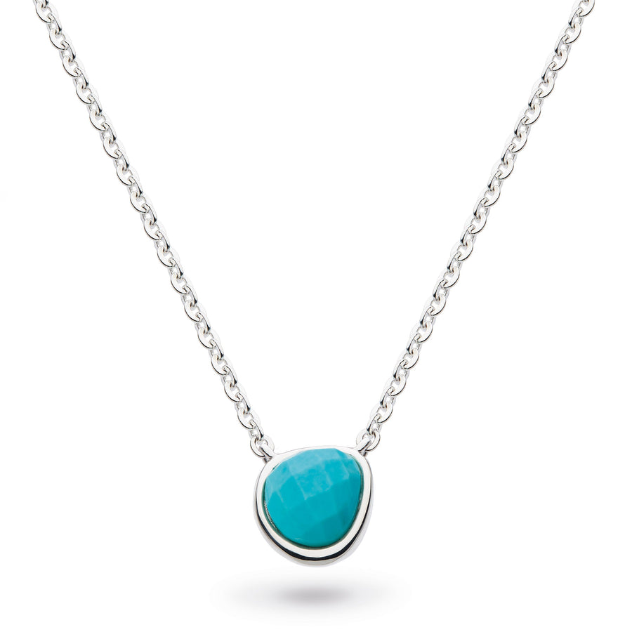Kit Heath Sterling Silver Turquoise Pebble Necklace