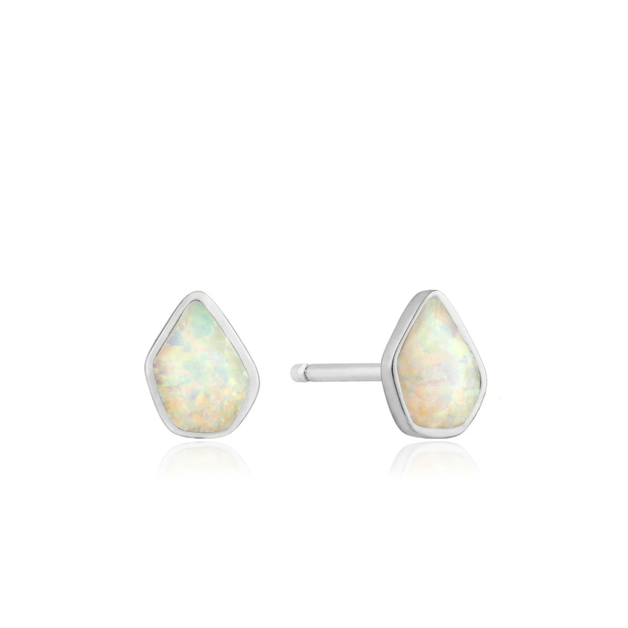 Ania Haie Sterling Silver Opal Colour Stud Earrings