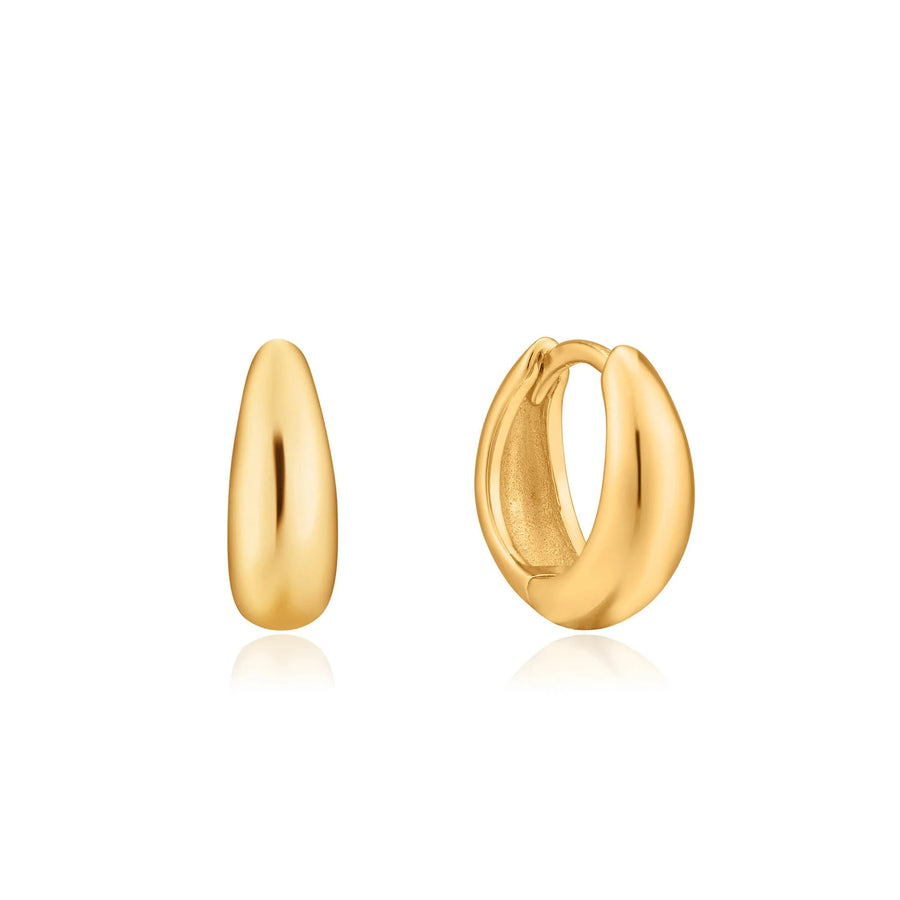 Ania Haie Gold Huggie Hoop Earrings