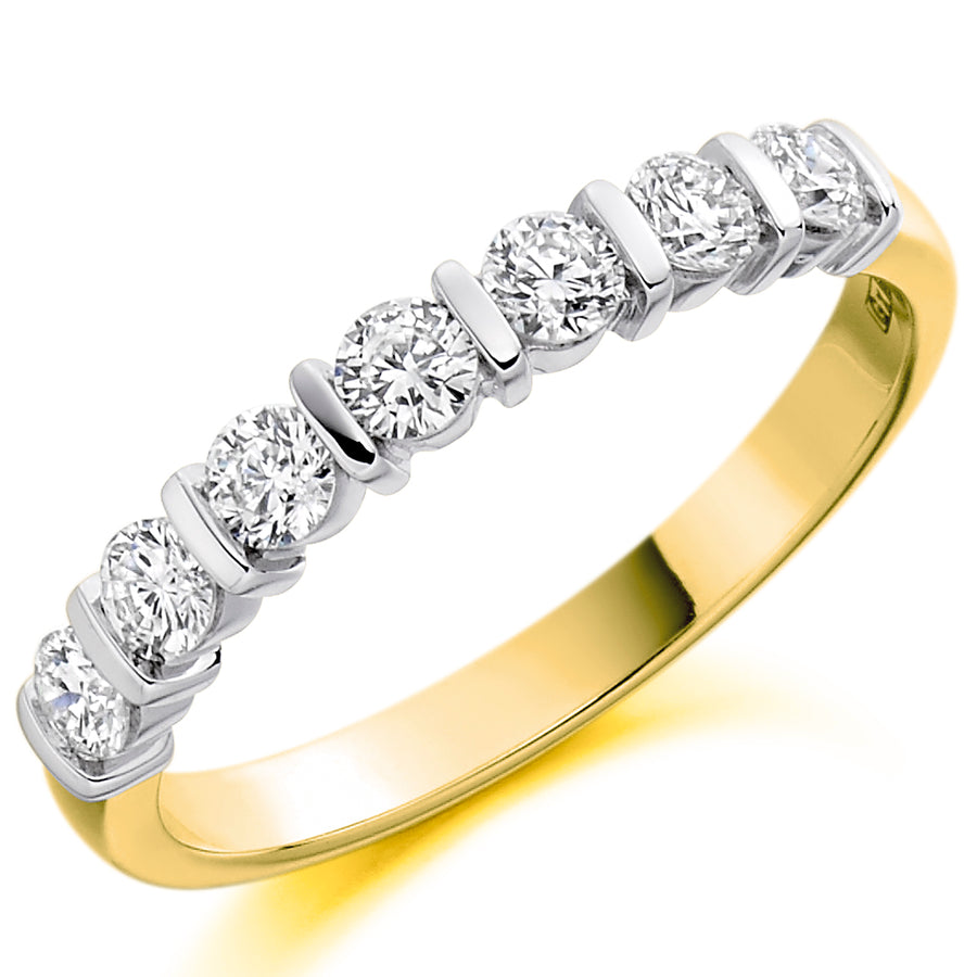Diamond Bar Set Wedding Ring