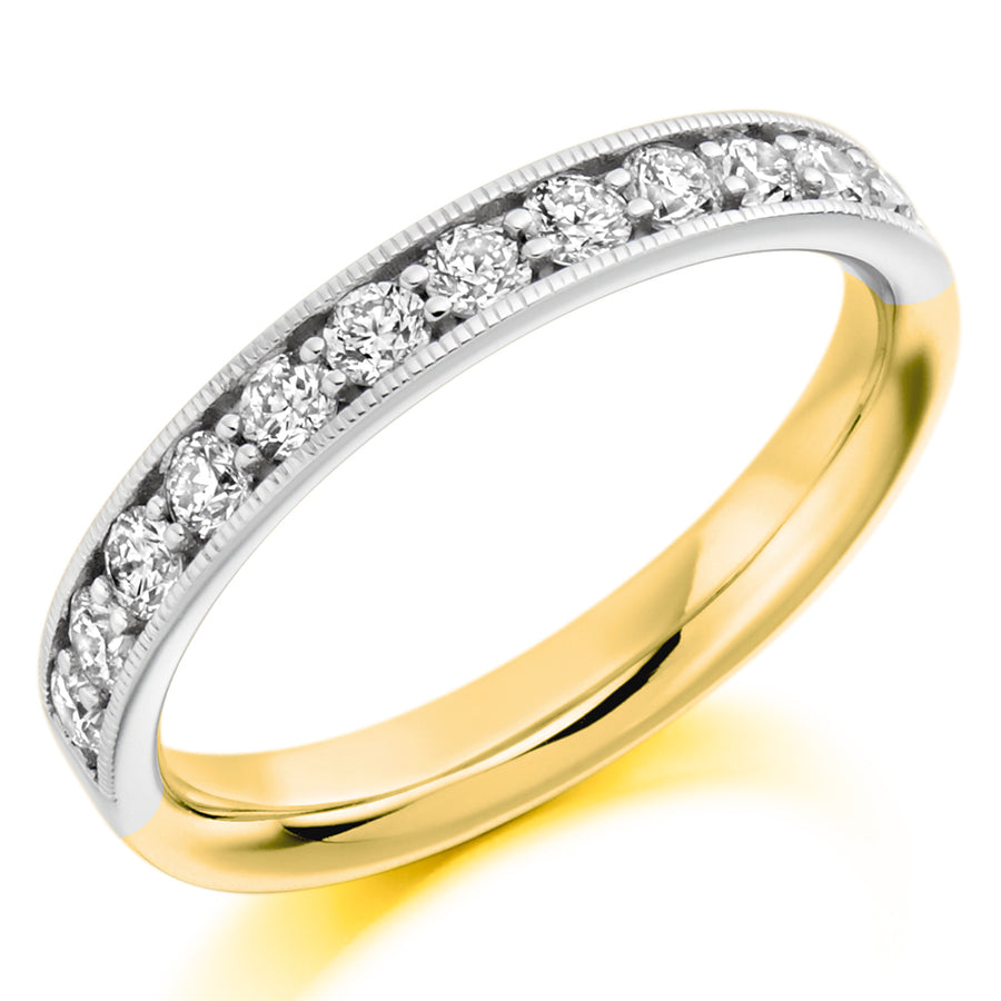 Diamond Milgrain Set Wedding Ring