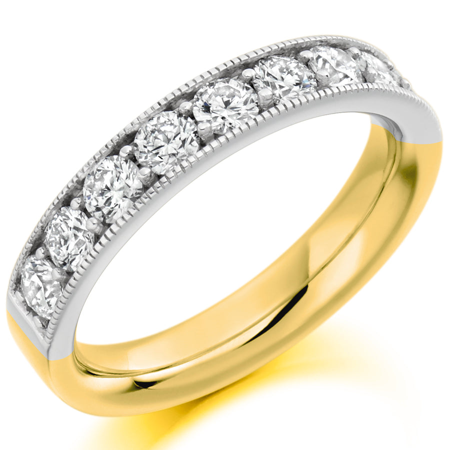 Diamond Milgrain Set Wedding Ring