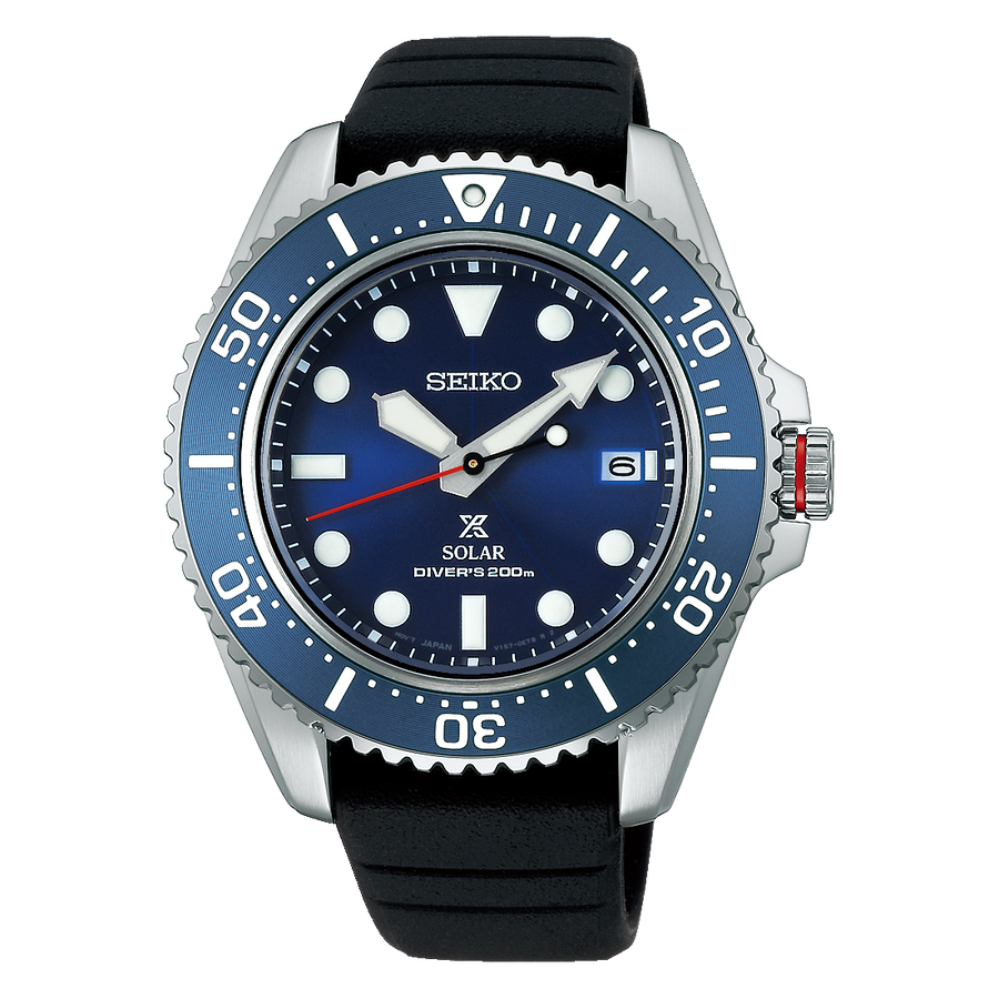 Seiko Gents Blue Solar 200m Diver's Watch