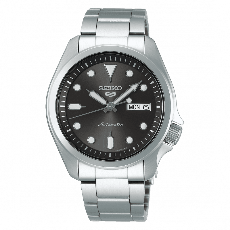 Seiko Stainless Steel Automatic Grey Gents Watch