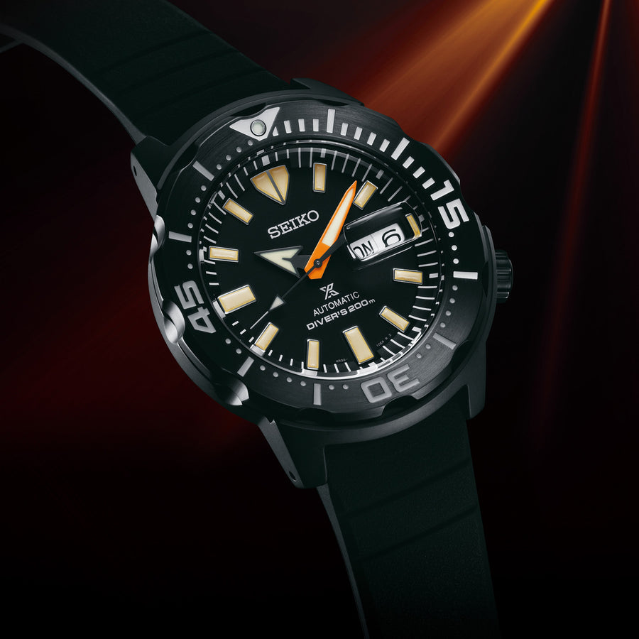 Seiko Gents Automatic Black Series Limited Edition 'Monster' Watch