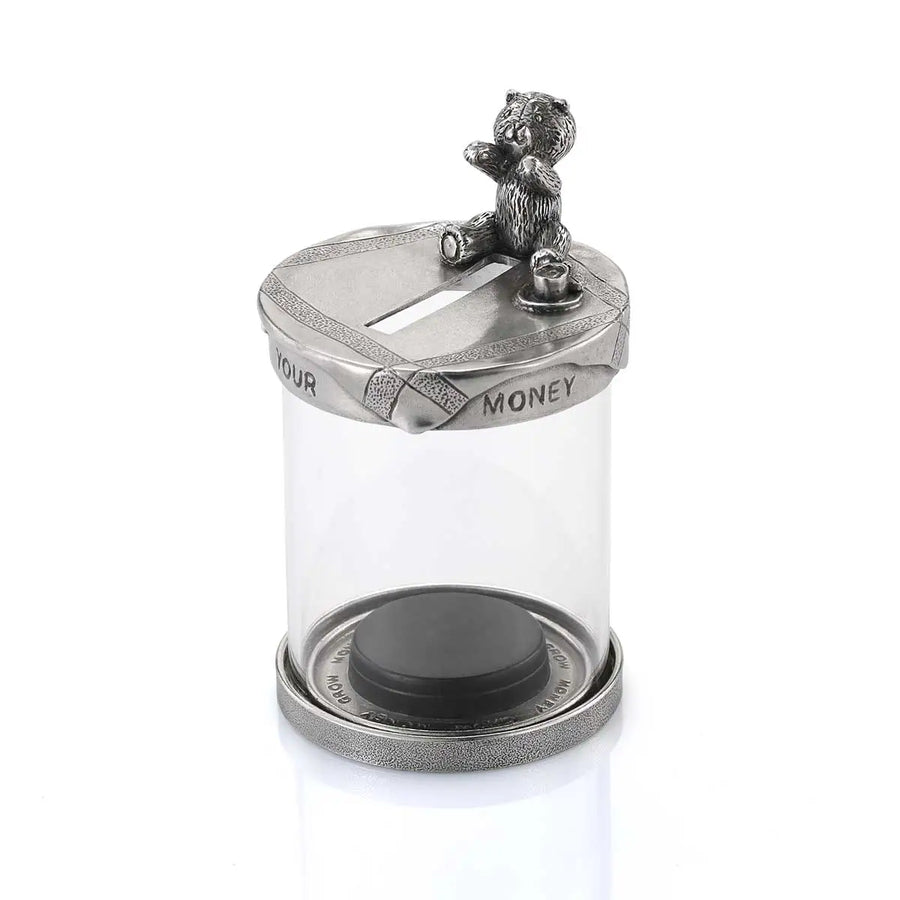 Royal Selangor 'Watch Your Money Grow' Pewter Coin Box