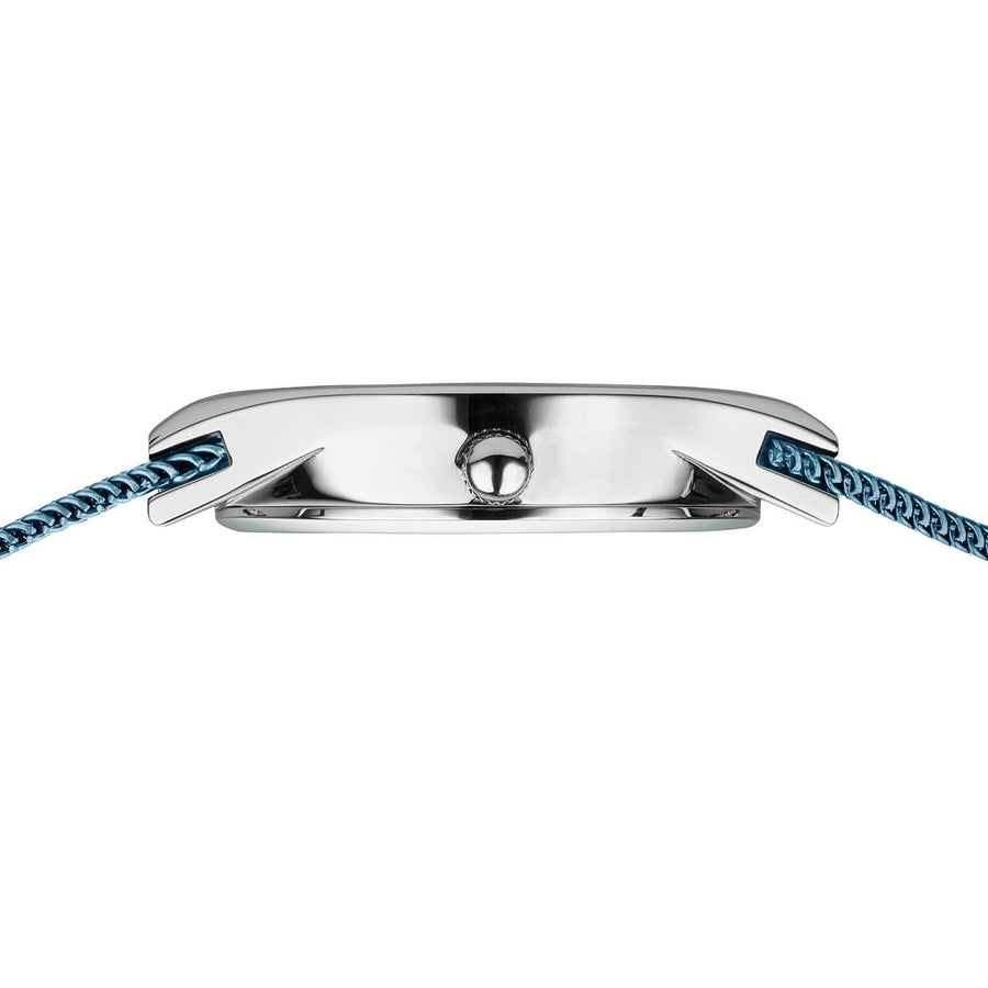 Bering Ladies Steel Blue Watch