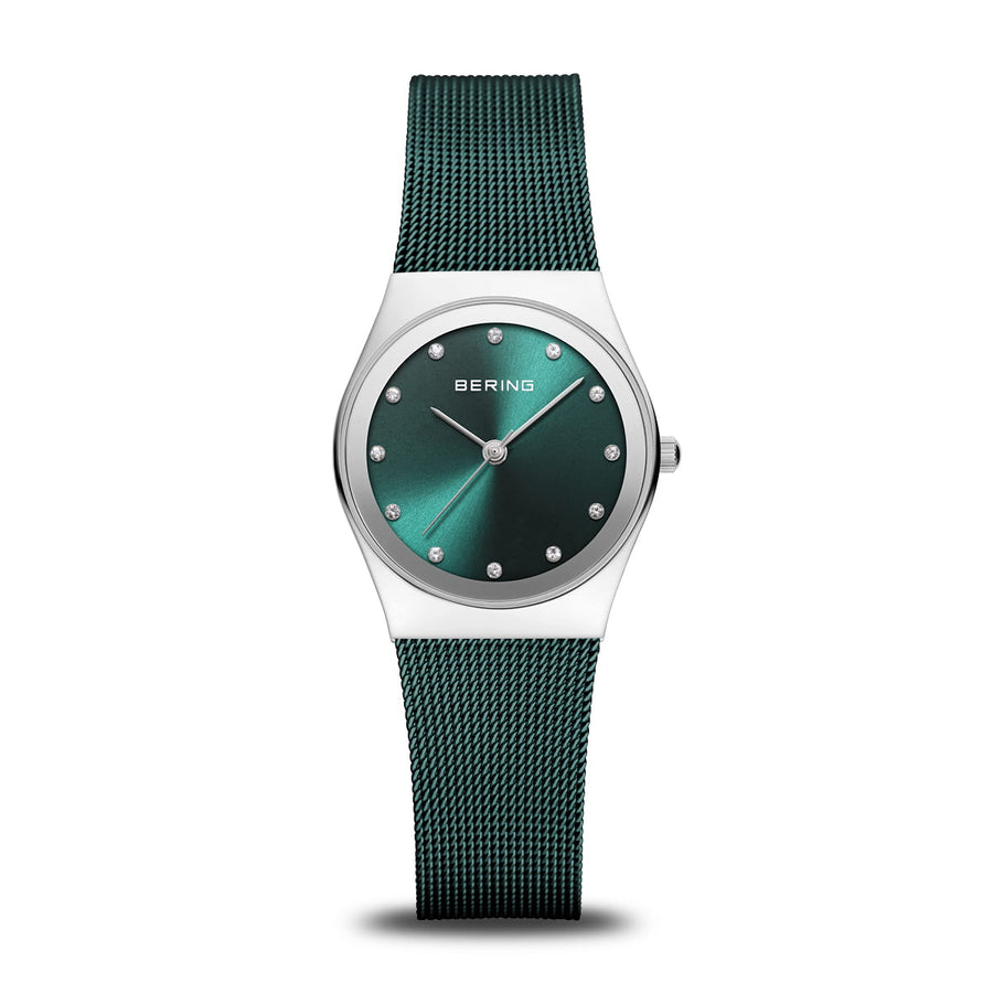 Bering Ladies Steel Green Watch