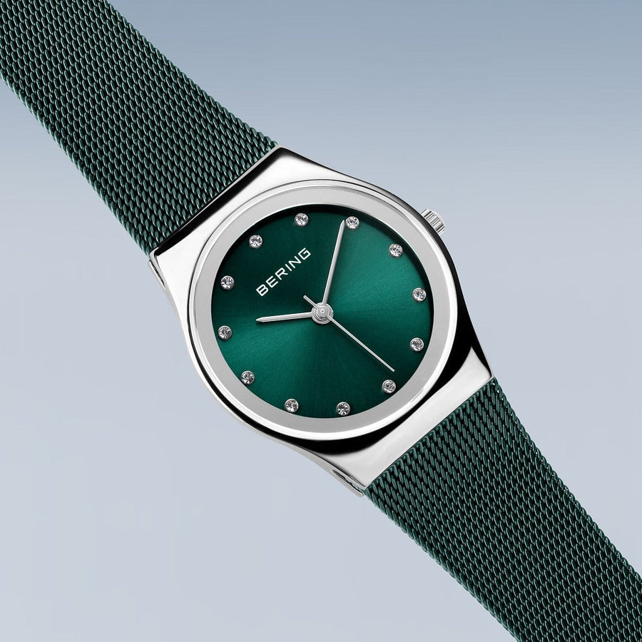 Bering Ladies Steel Green Watch