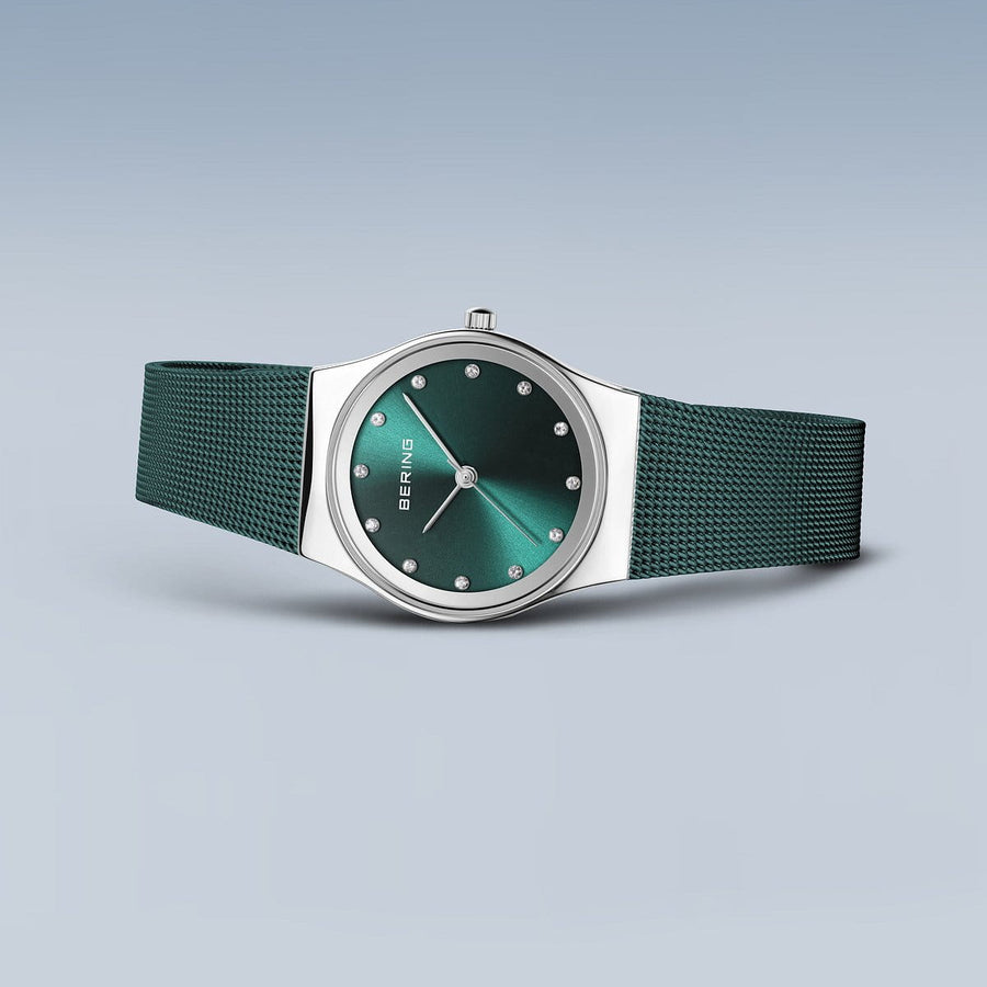 Bering Ladies Steel Green Watch