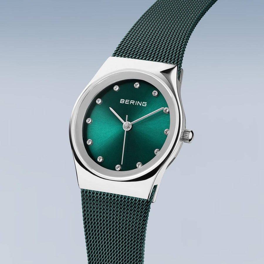 Bering Ladies Steel Green Watch