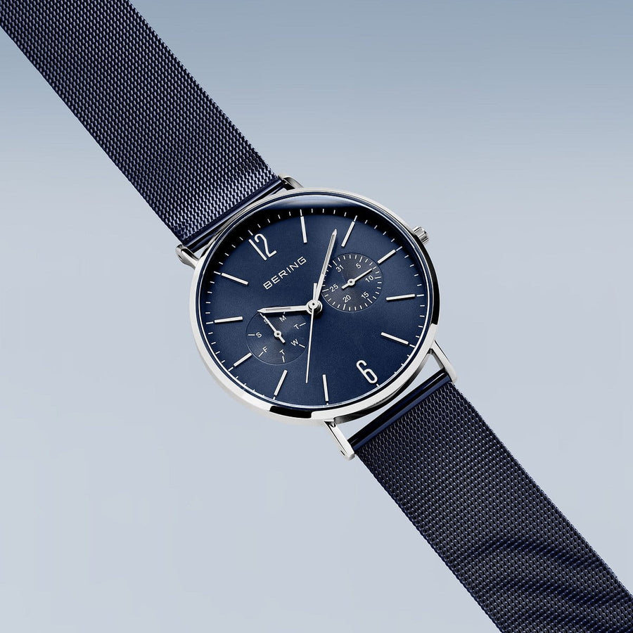 Bering Gents Blue Chronograph Watch