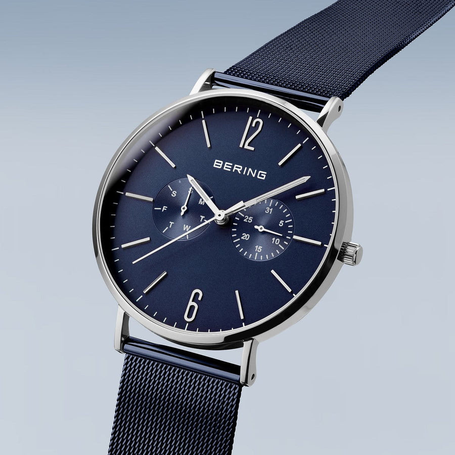 Bering Gents Blue Chronograph Watch