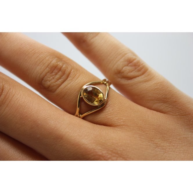 Bensons Originals 9ct Yellow Gold Citrine Ring