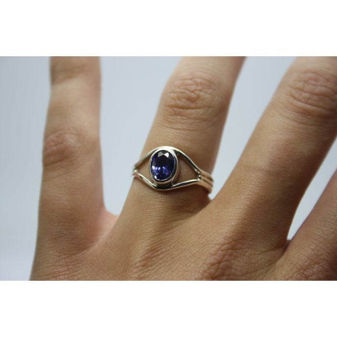 Bensons Originals Sterling Silver Indigo CZ Ring