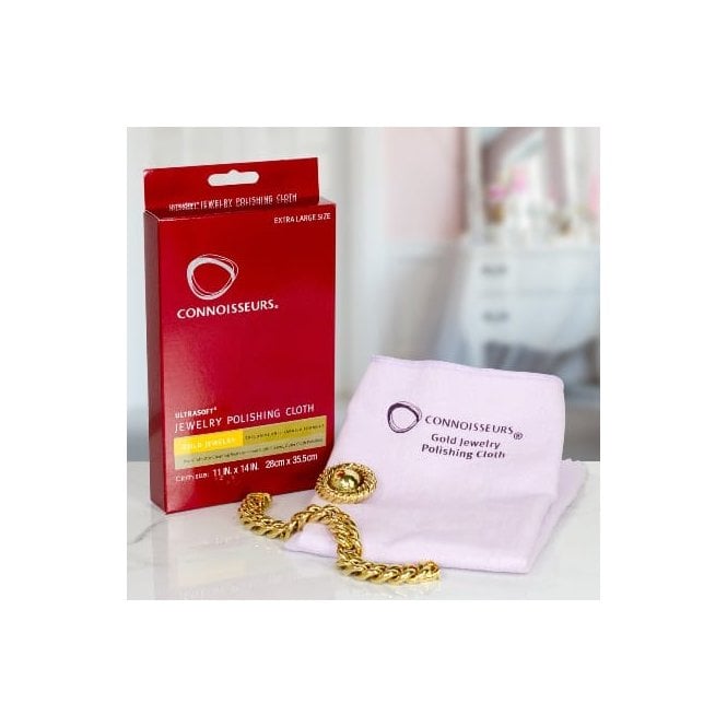 Connoisseurs UltraSoft Gold Jewellery Polishing Cloth