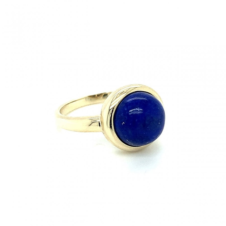 9ct Yellow Gold Lapis Lazuli Ring