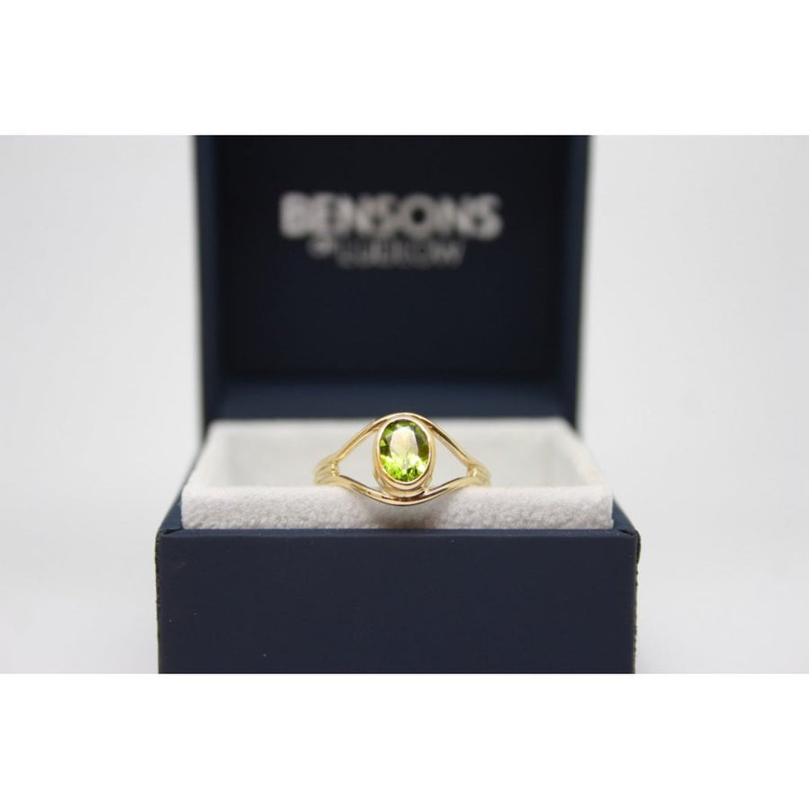 Bensons Originals 9ct Yellow Gold Peridot Ring