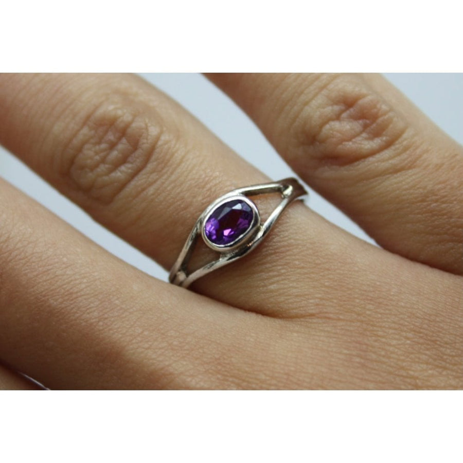 Bensons Originals Sterling Silver Amethyst Ring