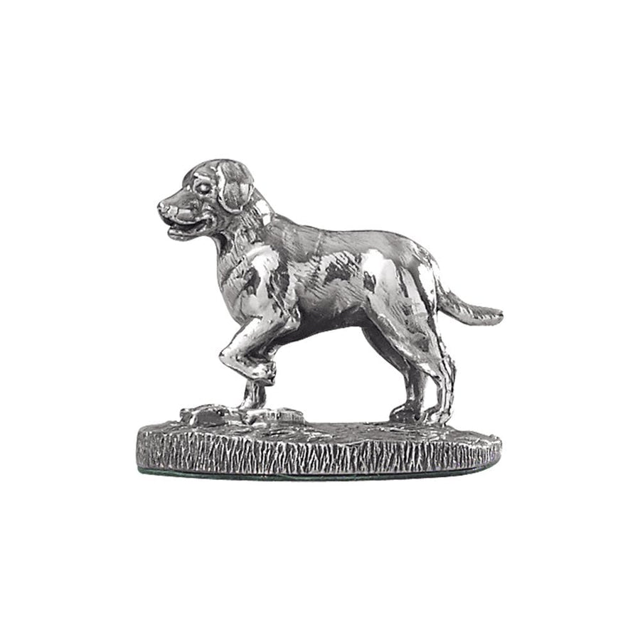 Sterling Silver Miniature Labrador Figurine