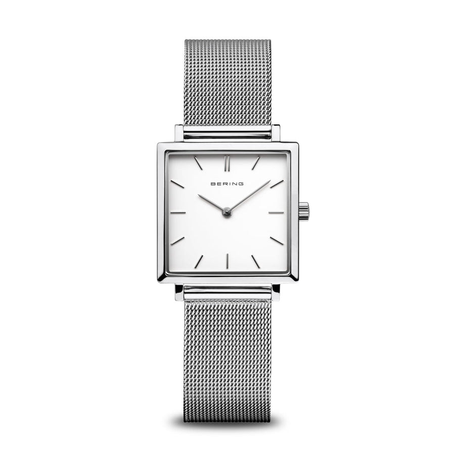 Bering Ladies Steel Square Classic Watch