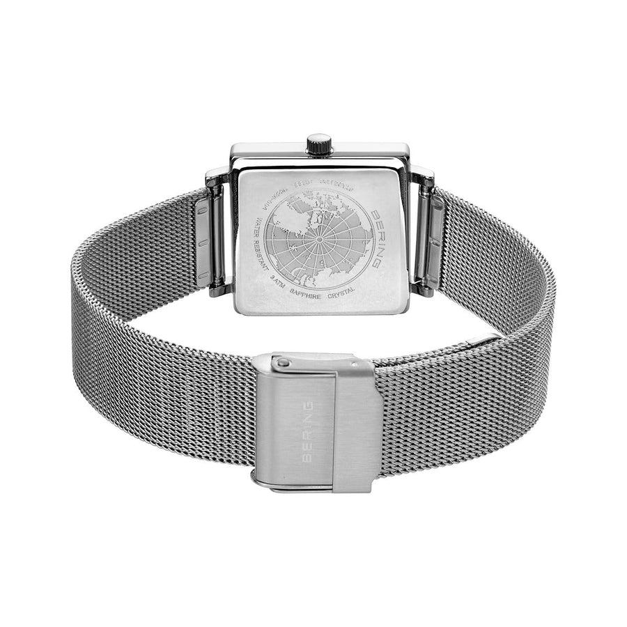 Bering Ladies Steel Square Classic Watch