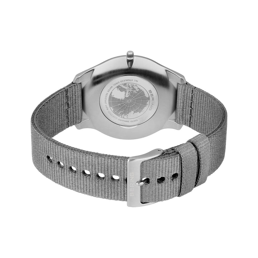 Bering Steel Gents Grey Ultra Slim Watch