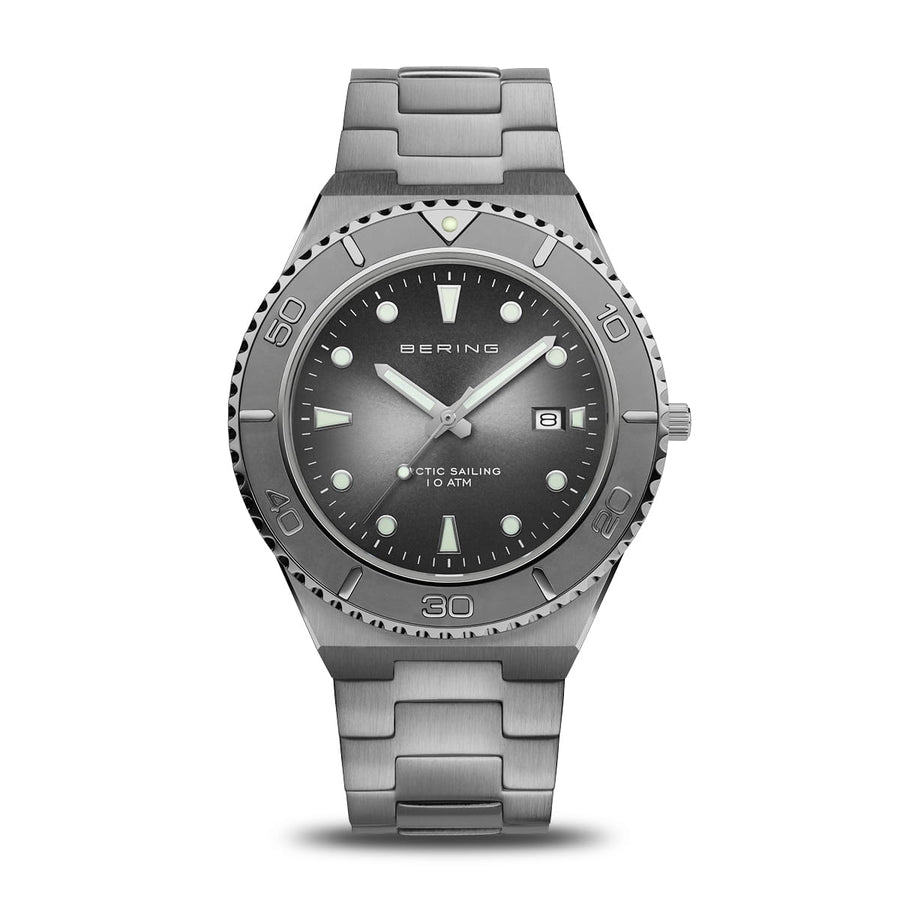 Bering Gents Grey 'Arctic Sailing' Watch